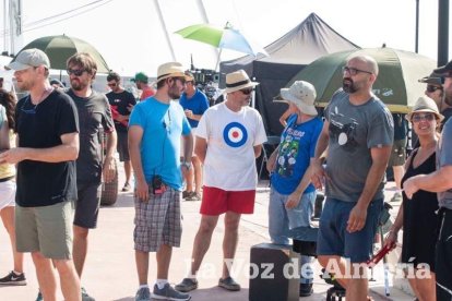 Rodaje en Almerimar de la serie Mar de Plástico.