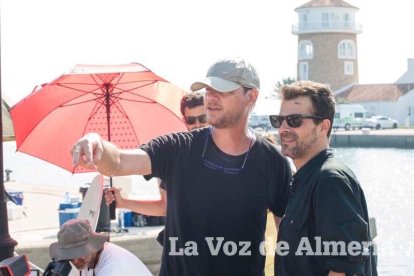 Rodaje en Almerimar de la serie Mar de Plástico.
