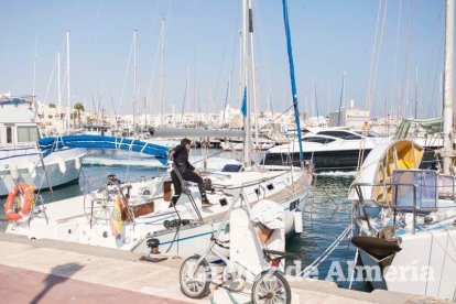Rodaje en Almerimar de la serie Mar de Plástico.