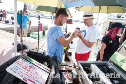 Rodaje en Almerimar de la serie Mar de Plástico.