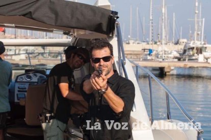 Rodaje en Almerimar de la serie Mar de Plástico.
