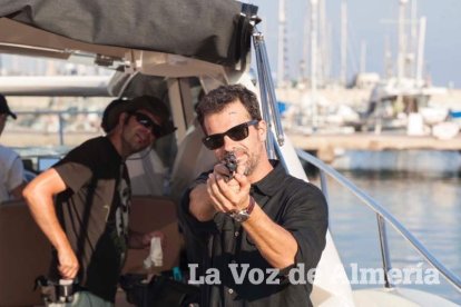 Rodaje en Almerimar de la serie Mar de Plástico.