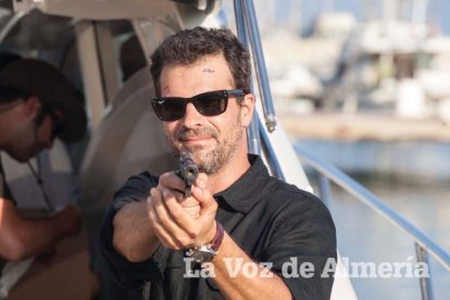 Rodaje en Almerimar de la serie Mar de Plástico.