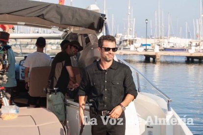 Rodaje en Almerimar de la serie Mar de Plástico.