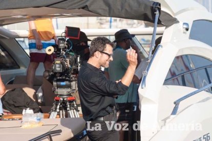 Rodaje en Almerimar de la serie Mar de Plástico.