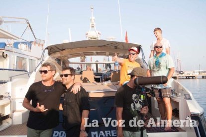 Rodaje en Almerimar de la serie Mar de Plástico.