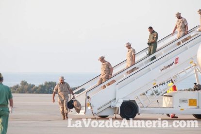 De esta forma culmina el repliegue militar del contingente de La Legión en Besmayah