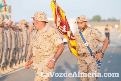 De esta forma culmina el repliegue militar del contingente de La Legión en Besmayah