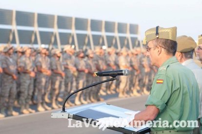 De esta forma culmina el repliegue militar del contingente de La Legión en Besmayah