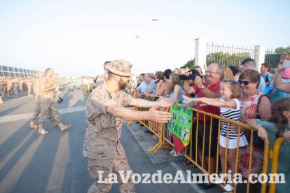 De esta forma culmina el repliegue militar del contingente de La Legión en Besmayah