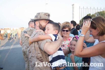 De esta forma culmina el repliegue militar del contingente de La Legión en Besmayah