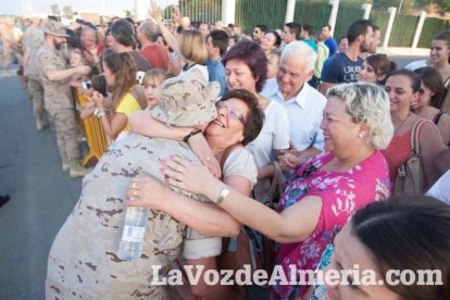De esta forma culmina el repliegue militar del contingente de La Legión en Besmayah