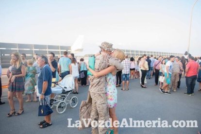 De esta forma culmina el repliegue militar del contingente de La Legión en Besmayah