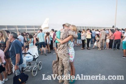 De esta forma culmina el repliegue militar del contingente de La Legión en Besmayah
