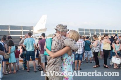 De esta forma culmina el repliegue militar del contingente de La Legión en Besmayah