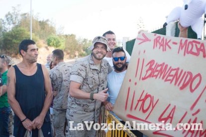 De esta forma culmina el repliegue militar del contingente de La Legión en Besmayah