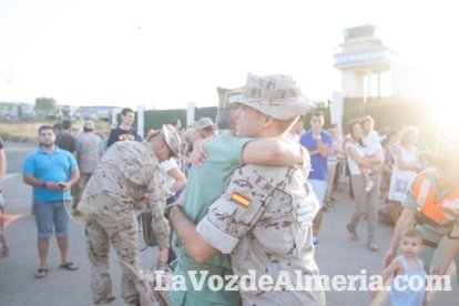 De esta forma culmina el repliegue militar del contingente de La Legión en Besmayah