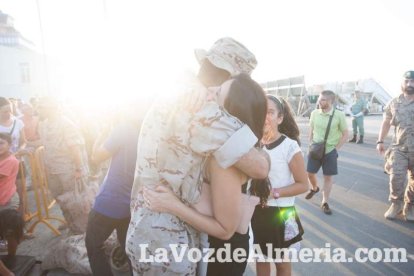 De esta forma culmina el repliegue militar del contingente de La Legión en Besmayah