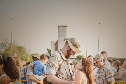 De esta forma culmina el repliegue militar del contingente de La Legión en Besmayah