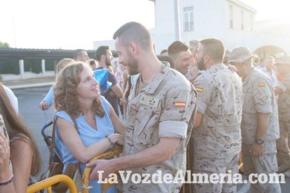 De esta forma culmina el repliegue militar del contingente de La Legión en Besmayah