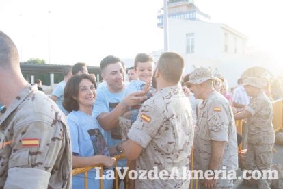 De esta forma culmina el repliegue militar del contingente de La Legión en Besmayah