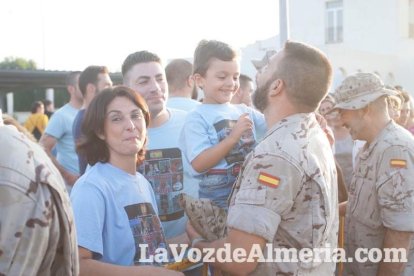 De esta forma culmina el repliegue militar del contingente de La Legión en Besmayah