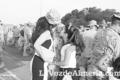 De esta forma culmina el repliegue militar del contingente de La Legión en Besmayah