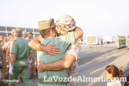 De esta forma culmina el repliegue militar del contingente de La Legión en Besmayah