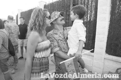 De esta forma culmina el repliegue militar del contingente de La Legión en Besmayah