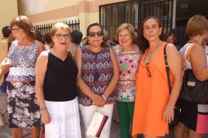 Las antiguas alumnas cursaron sus estudios de Administrativo en los años 70 del pasado siglo