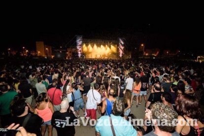 III edición del Festival de música Juergas Rock celebrado en Adra.