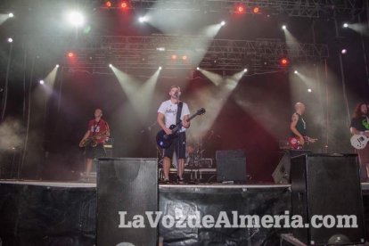 III edición del Festival de música Juergas Rock celebrado en Adra.