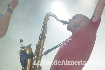 III edición del Festival de música Juergas Rock celebrado en Adra.