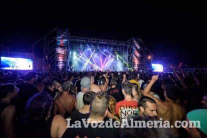 III edición del Festival de música Juergas Rock celebrado en Adra.