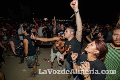 III edición del Festival de música Juergas Rock celebrado en Adra.