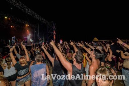 III edición del Festival de música Juergas Rock celebrado en Adra.