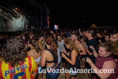 III edición del Festival de música Juergas Rock celebrado en Adra.