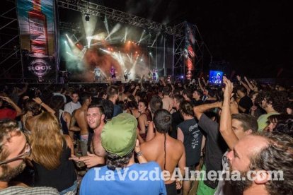 III edición del Festival de música Juergas Rock celebrado en Adra.