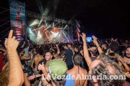 III edición del Festival de música Juergas Rock celebrado en Adra.