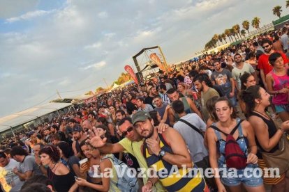 III edición del Festival de música Juergas Rock celebrado en Adra.