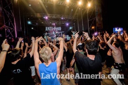III edición del Festival de música Juergas Rock celebrado en Adra.