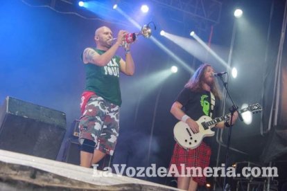 III edición del Festival de música Juergas Rock celebrado en Adra.