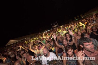III edición del Festival de música Juergas Rock celebrado en Adra.