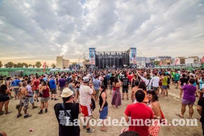 III edición del Festival de música Juergas Rock celebrado en Adra.