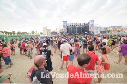 III edición del Festival de música Juergas Rock celebrado en Adra.