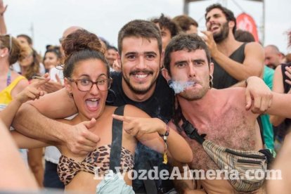 III edición del Festival de música Juergas Rock celebrado en Adra.