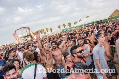 III edición del Festival de música Juergas Rock celebrado en Adra.