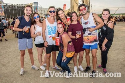 III edición del Festival de música Juergas Rock celebrado en Adra.