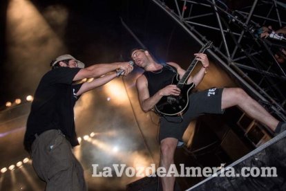 III edición del Festival de música Juergas Rock celebrado en Adra.