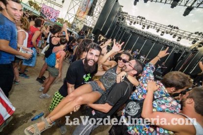 III edición del Festival de música Juergas Rock celebrado en Adra.